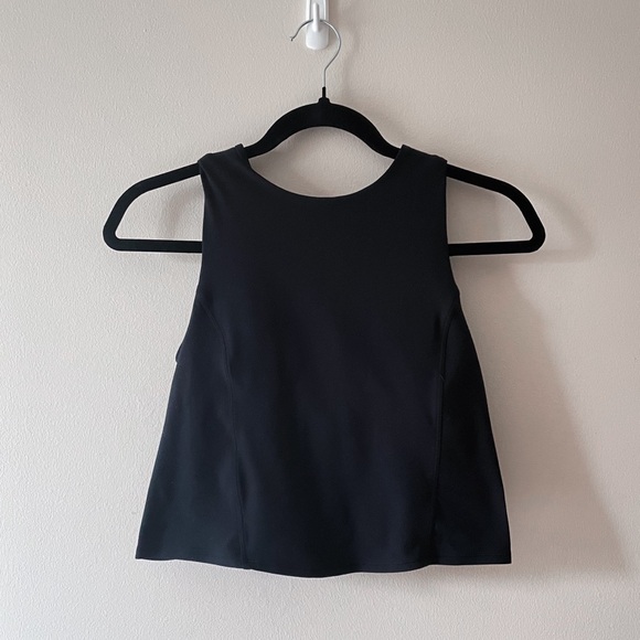 Lululemon • Nulu Twist-Back Yoga High Neck Black C/D Light Support Tank Top • 4 - Picture 5 of 11